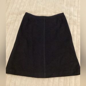 Banana Republic black wool skirt